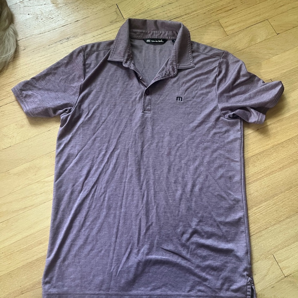 Travis Mathew Men's Purple Polo Shirt